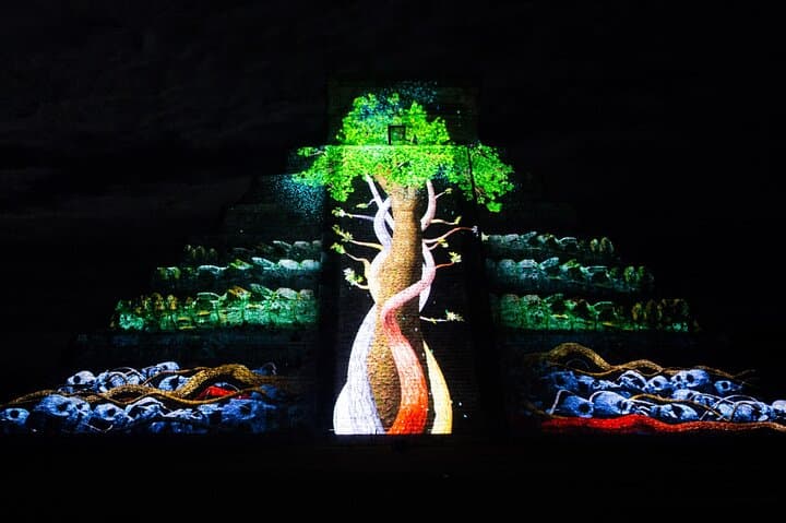 Chichen Itza Nights: Kukulkán Light & Sound Experience with Cenote and Valladolid photo 2