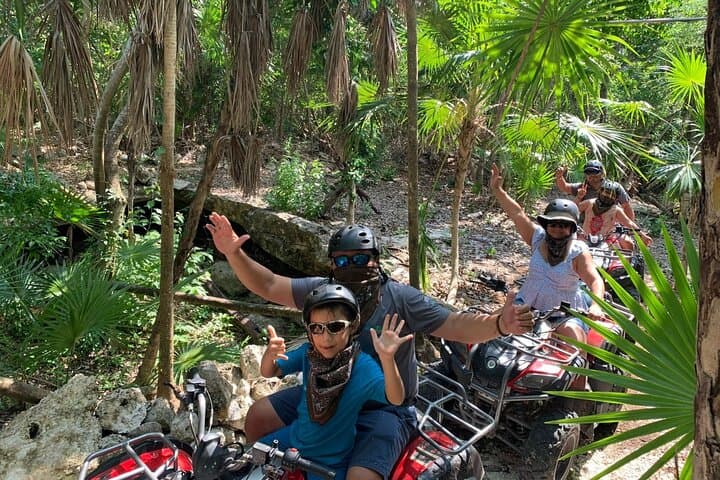 Cozumel ATV Jungle Adventure to Hidden Mayan Ruins and Caves photo 3