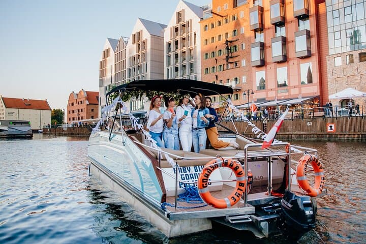 Magic Sunset Cruise to Gdańsk Shipyard Aboard Baby Blue Katamaran photo 2
