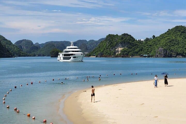 Ambassador 5-Star Halong Bay Day Cruise from Hanoi — Luxury Cruise, Kayaks & Titov Island photo 6