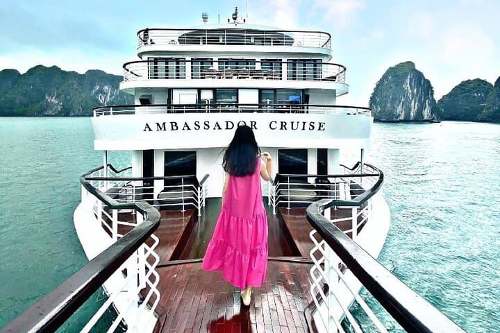 Ambassador Luxury Halong Bay Day Cruise with Buffet Lunch & Jacuzzi Views photo 5