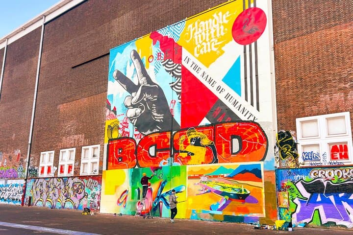 Private Amsterdam Street Art Walking Tour — NDSM Wharf, Red Light District & Canals photo 6
