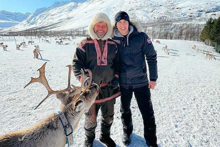 Sami Reindeer Visit Near Tromsø: Small-Group Reindeer Feeding & Lasso Experience photo 5