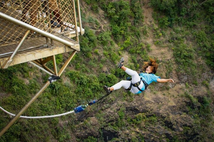 Bungee Jumping at Victoria Falls Bridge — 111m Drop Over the Zambezi