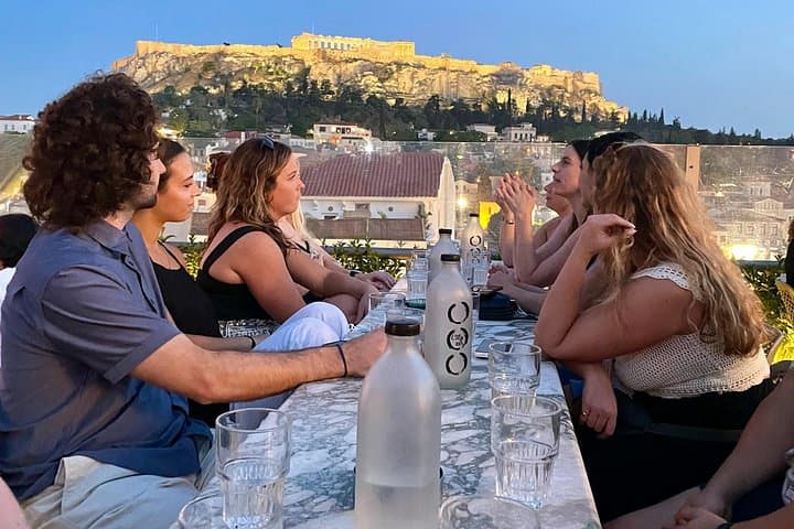 Athens Rooftop Bar Hopping with Local Friends: Acropolis Views & Nightlife Tour photo 3