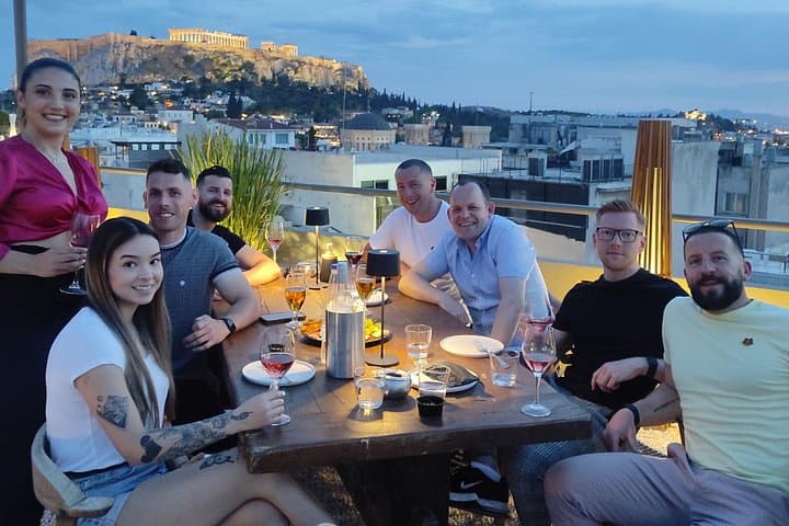 Athens Rooftop Bar Hopping with Local Friends: Acropolis Views & Nightlife Tour photo 2