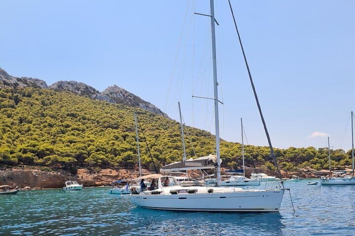 Private Catamaran Cruise & Lunch Along Rhodes' South Coast photo 4