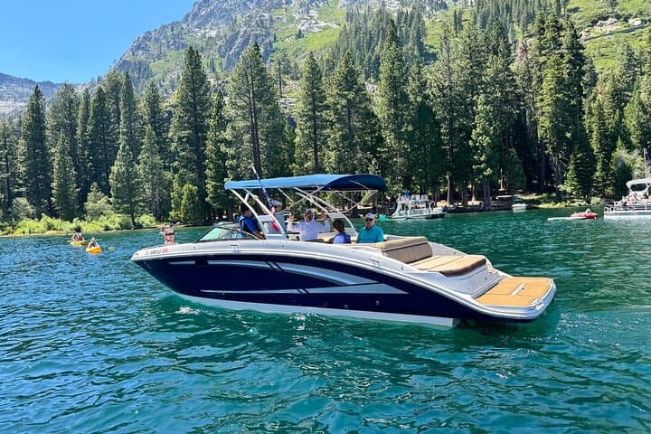 Lake Tahoe Couple Yacht Experience: Private Emerald Bay Cruise photo 3