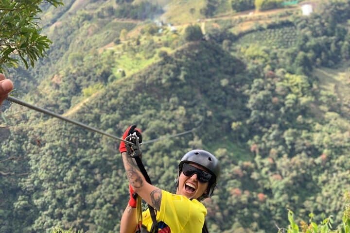 Zipline Adventure from Medellin to La Ceja Nature Reserve