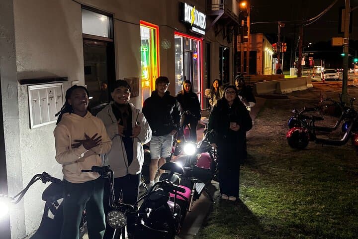 Fat Tire 2-Seater Scooter Rental in Deep Ellum — Dallas Night & Day Ride photo 2