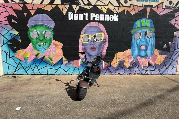 Fat Tire 2-Seater Scooter Rental in Deep Ellum — Dallas Night & Day Ride photo 4
