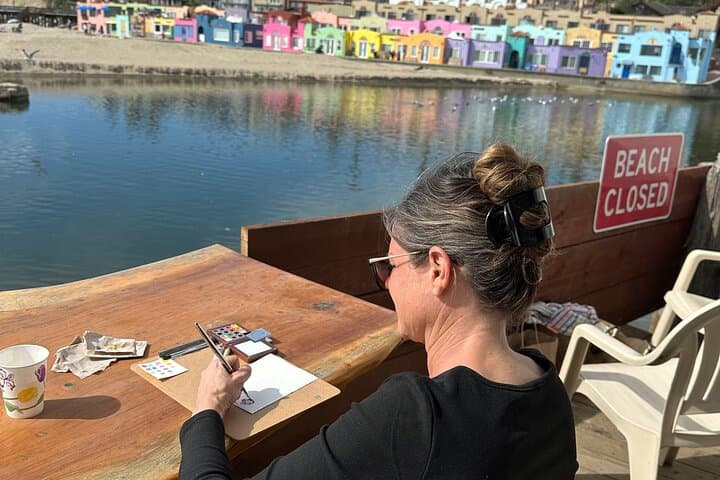 Capitola Watercolor Journaling: Beachside Art Class at Capitola Esplanade photo 4