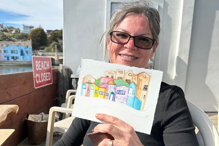 Capitola Watercolor Journaling: Beachside Art Class at Capitola Esplanade photo 6