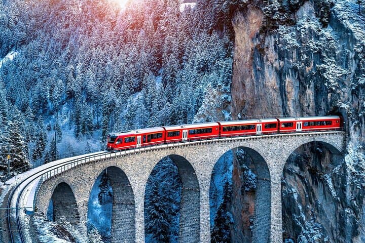 Bernina Express Day Trip from Milan to St. Moritz — Scenic Alpine Train Journey photo 2