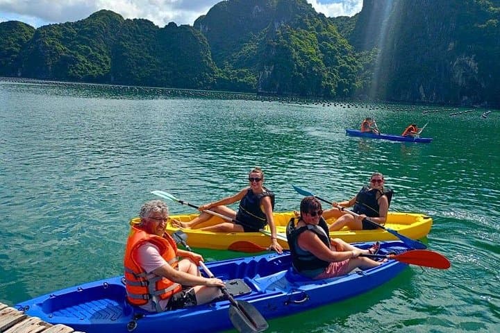 Bai Tu Long Bay 2-Day Cruise: Kayak Cap La, Thien Canh Son Cave & Onboard Dining photo 2