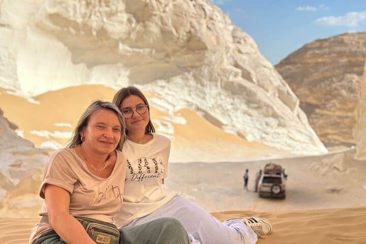 Black and White Desert Full-Day Tour: Sandboarding & Crystal Mountain from Cairo photo 4