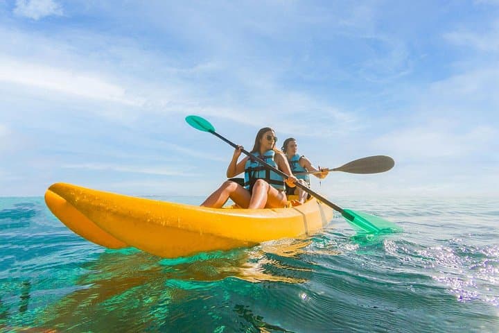 Day at Royal Garrafón: Dolphin Encounter, Reef Snorkel and Kayaks in Isla Mujeres photo 4