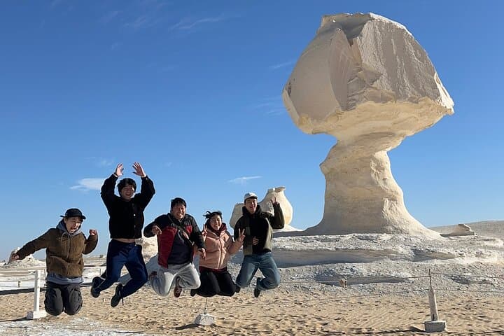 Black and White Desert Full-Day Tour: Sandboarding & Crystal Mountain from Cairo photo 3