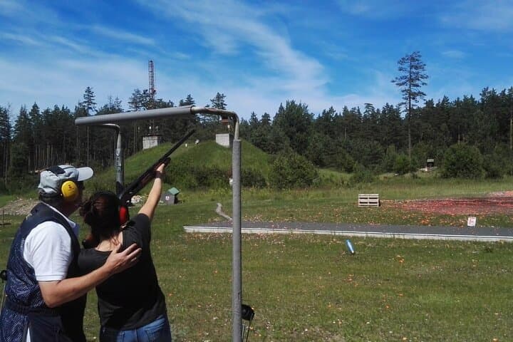 Clay Pigeon Shooting Near Riga: Beginner-Friendly Range Session with Competition photo 2