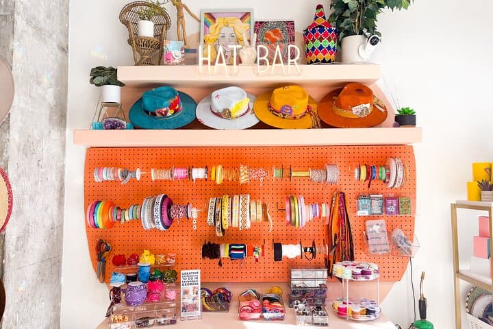 DIY Hat Bar in Savannah: Custom Wide-Brim & Cowboy Hat Workshop