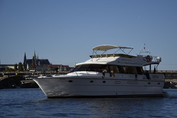 Private Prague Vltava Yacht Cruise — 3-Hour Charter for Up to 10 Guests photo 1