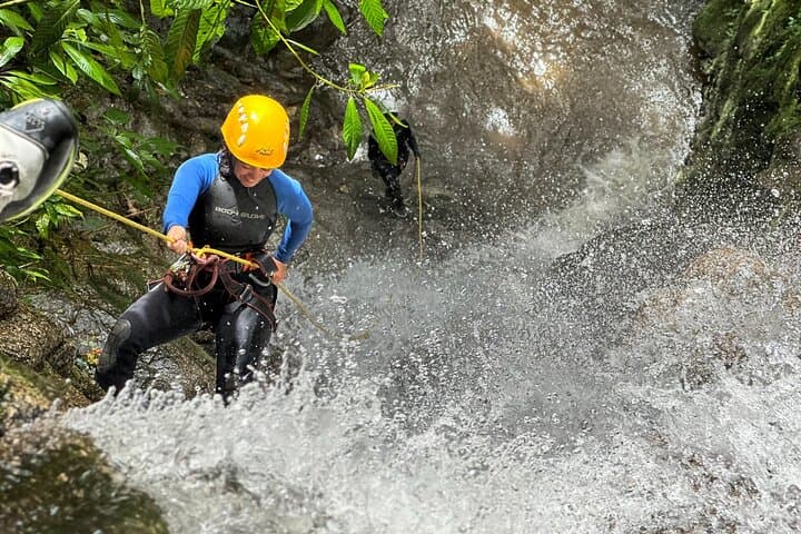 Half-Day Canyoning Waterfall Descent Near Medellin — Novice-Friendly Adventure