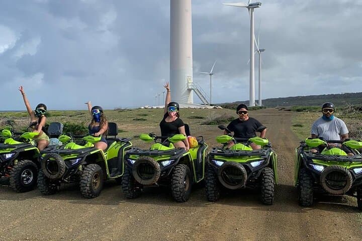 Curaçao ATV West Adventure: Offshore Beaches, Slave Caves & Flamingo Flats