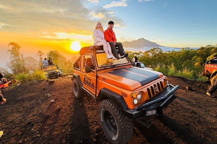 Mount Batur Jeep Sunrise Tour: 4WD to Black Lava Fields & Lake Views photo 1