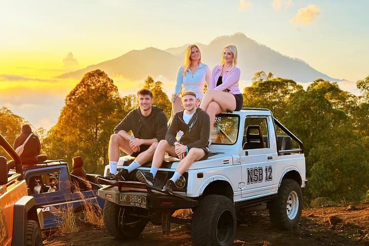 Mount Batur Jeep Sunrise Tour: 4WD to Black Lava Fields & Lake Views photo 4