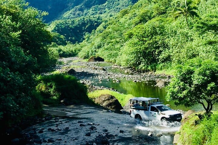 4x4 Safari in Tahiti's Papenoo Valley: Waterfalls, Caldera & Coastal Views photo 4