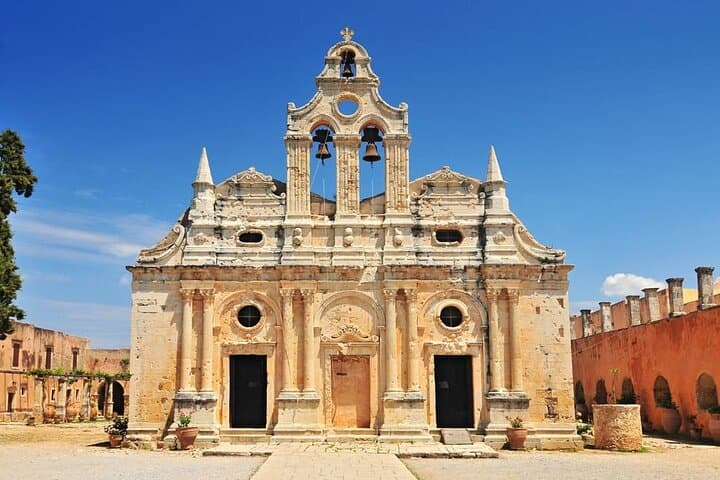 Private Crete Heritage Tour: Melidoni Cave, Apithano Honey & Arkadi Monastery