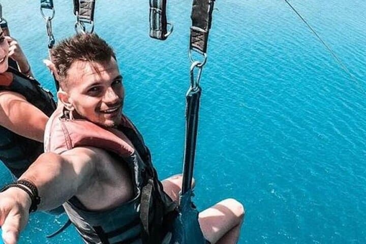 Parasailing Over Hurghada: Red Sea Sky Ride & Marina Speedboat Tour photo 2