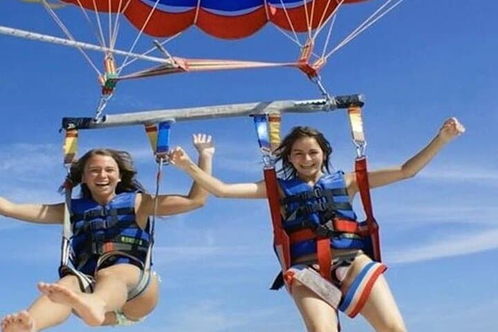 Parasailing Over Hurghada: Red Sea Sky Ride & Marina Speedboat Tour photo 3