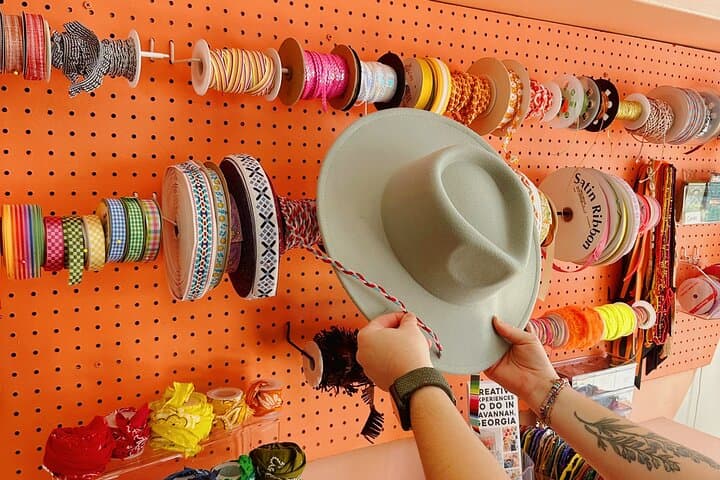 DIY Hat Bar in Savannah: Custom Wide-Brim & Cowboy Hat Workshop photo 6