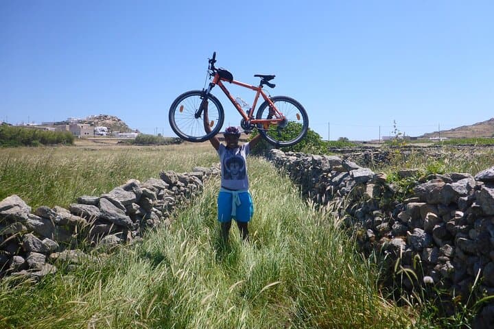 Authentic Mykonos Bike Tour: Ride from Vineyard to Fokos Beach photo 2