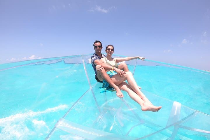 Clear-Bottom Boat Tour in Cancún — 90-Minute Glass-Bottom Photo Cruise photo 4