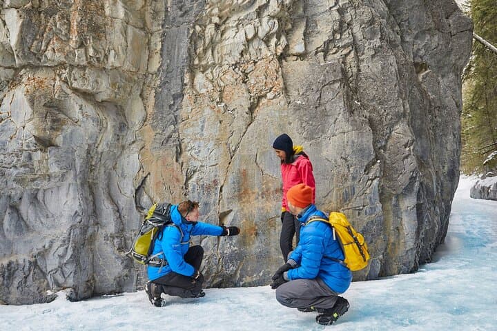 Grotto Canyon Winter Ice Hike — Guided Tour with Ice Cleats in Canmore photo 2