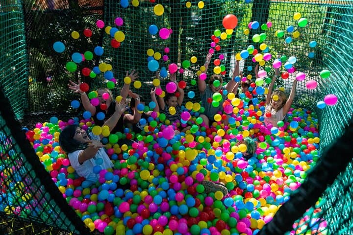 Ourimbah Treetops Adventure: NetWorld Inflatable Park in State Forest photo 4