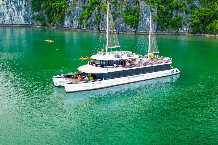 Lan Ha Bay Cat Ba Catamaran Day Cruise: Kayaking, Cycling & Sunset Party photo 2