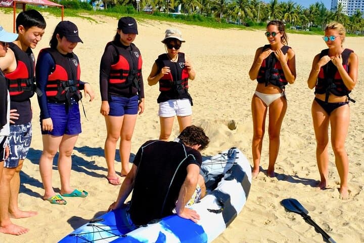 Da Nang Kayak Splash and Dash: 90-Min Beach Kayaking for Beginners photo 3