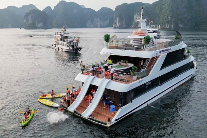 Lan Ha Bay Luxury Day Cruise from Cat Ba — Kayaking, Swimming & Sunset Party