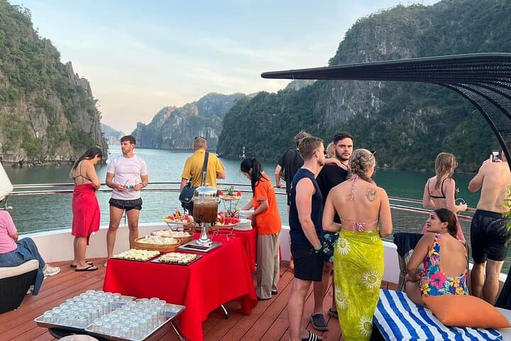 Cat Ba Luxury Sunset Cruise: Kayak, Swim and Watch Lan Ha Bay Turn to Gold photo 3