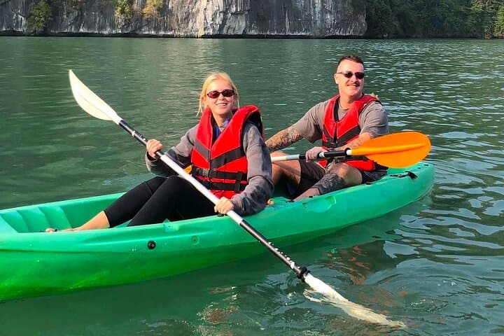 Lan Ha Bay Sunset Cruise: Luxury Evening Cruise, Kayaking & Floating Village Visit photo 5