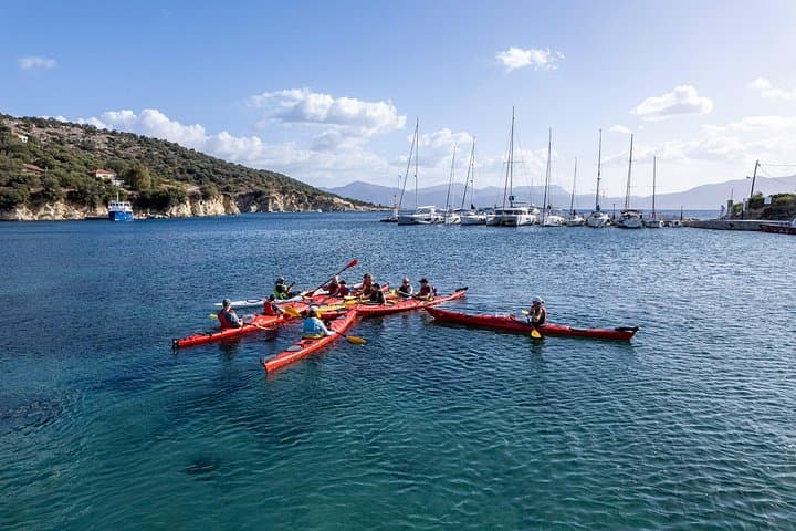 Nydri to Skorpios Kayak Odyssey: Lefkada Island Hopping & Secluded Beaches photo 3