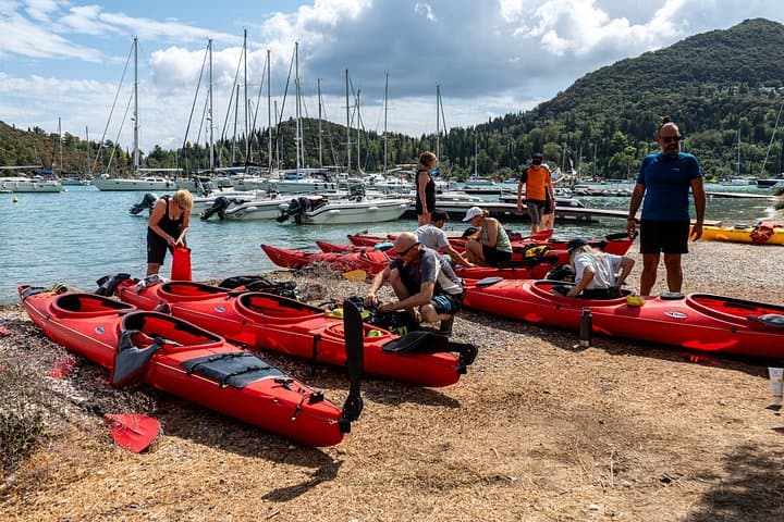 Nydri to Skorpios Kayak Odyssey: Lefkada Island Hopping & Secluded Beaches photo 4