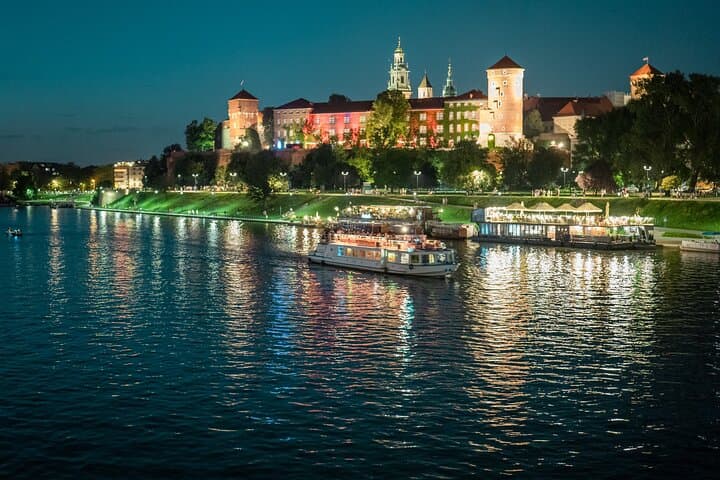 Kraków Evening Vistula River Cruise — 1-Hour Night Boat Tour