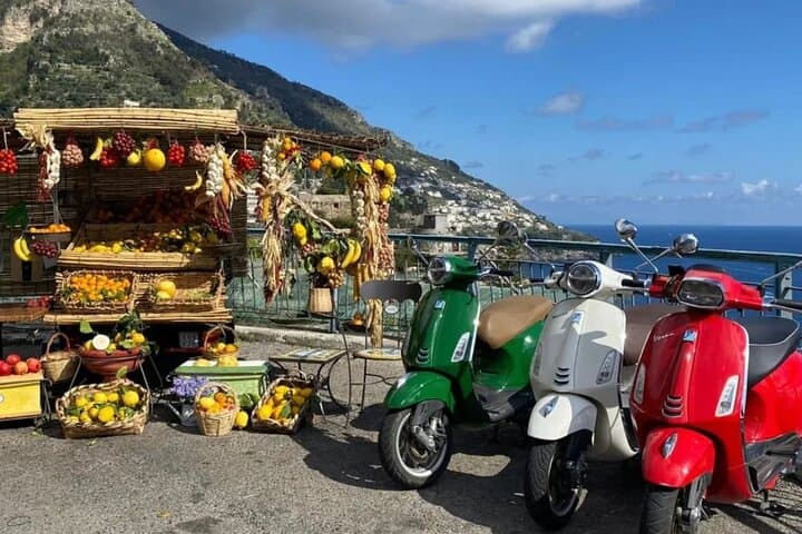 Vespa Amalfi Coast Day Tour: Sorrento to Positano, Amalfi & Ravello