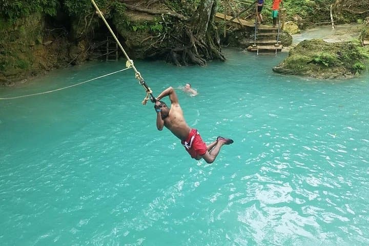 Ocho Rios Blue Hole & Beach Tour — Swim, Cliff Jump, Lunch and Local Shopping photo 2