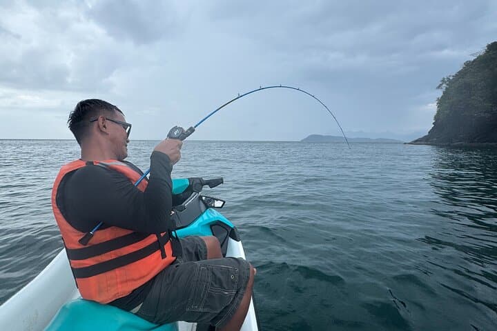 Langkawi Jet Ski Fishing: Guided Andaman Sea Adventure & Secluded Island Swim photo 4