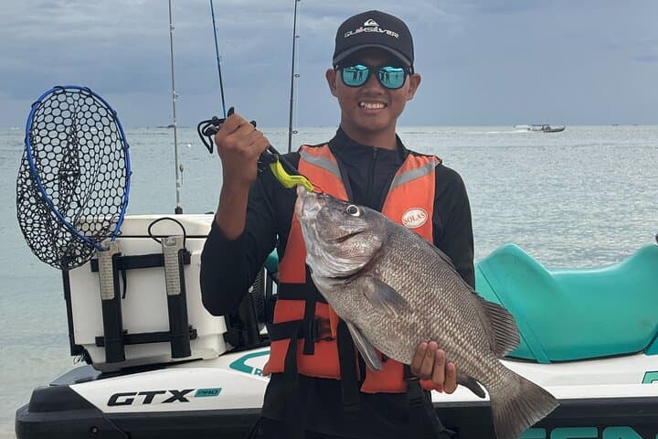 Langkawi Jet Ski Fishing: Guided Andaman Sea Adventure & Secluded Island Swim photo 3